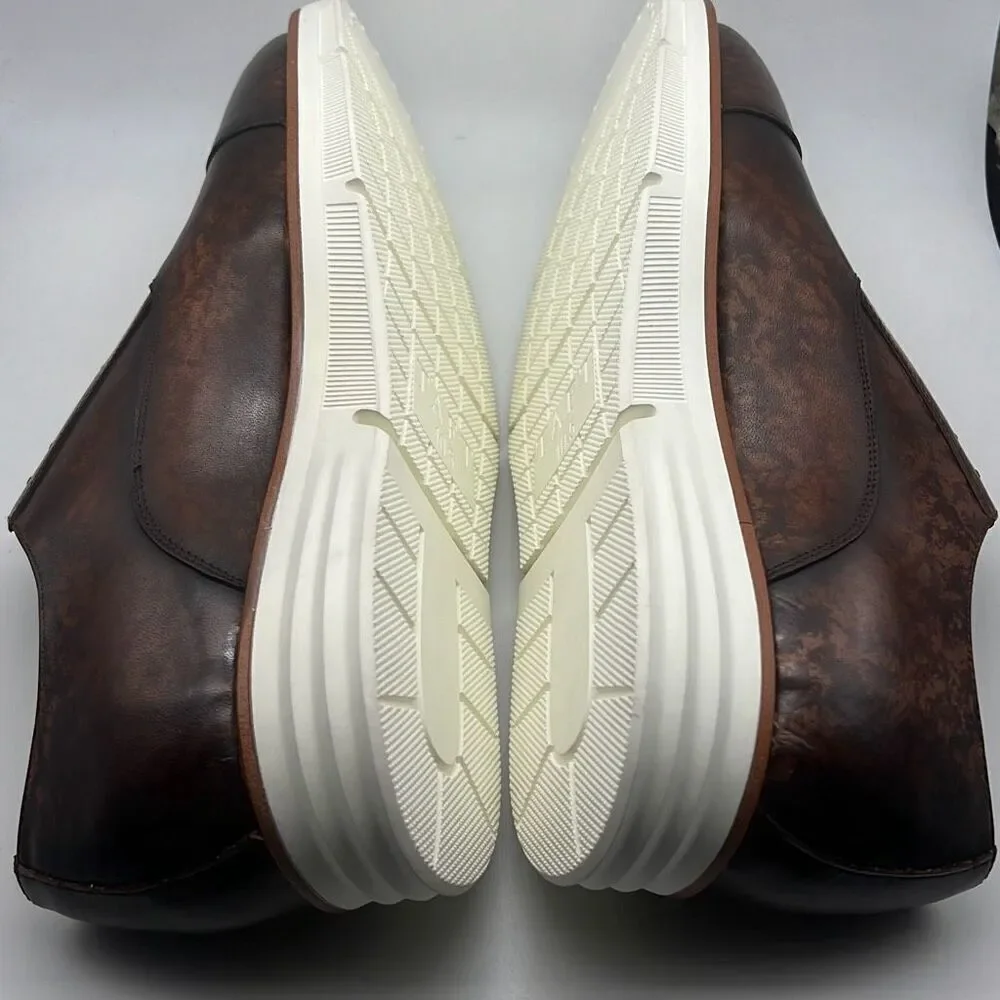 Taft cap toe Lace up espresso Model‎ 102 leather Men dress shoes - Men 10.5 New